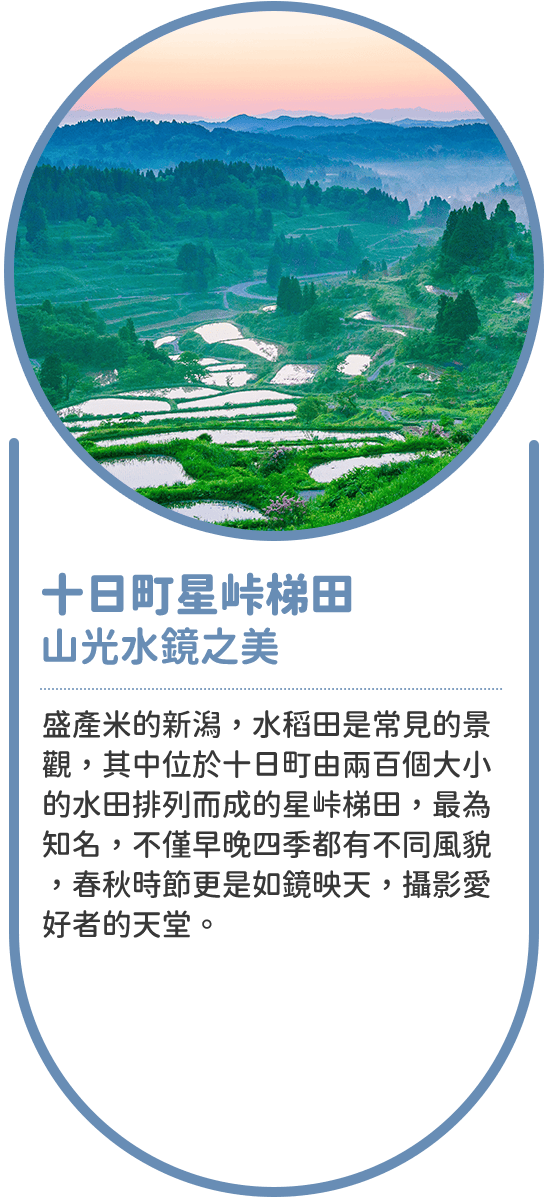 十日町星峠梯田 山光水鏡之美