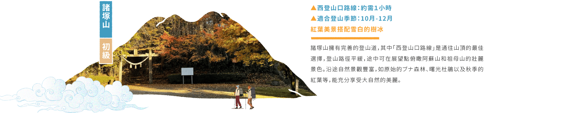 諸塚山 初級