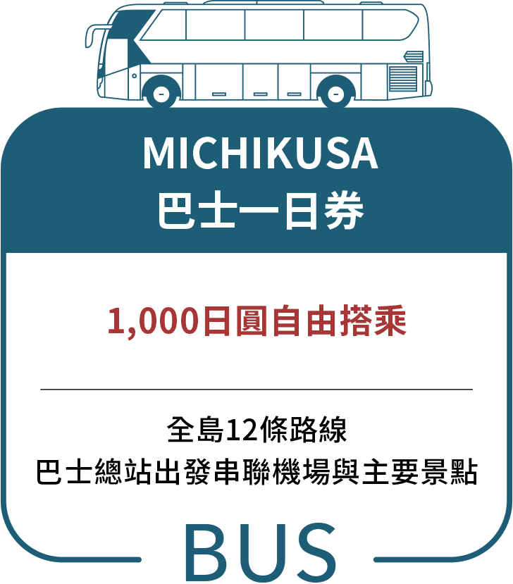 MICHIKUSA巴士一日券
